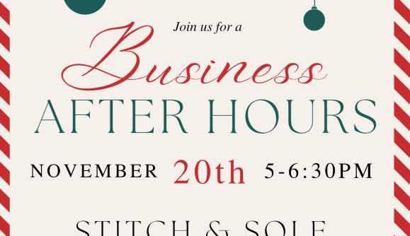 Business After Hours at Stitch & Sole