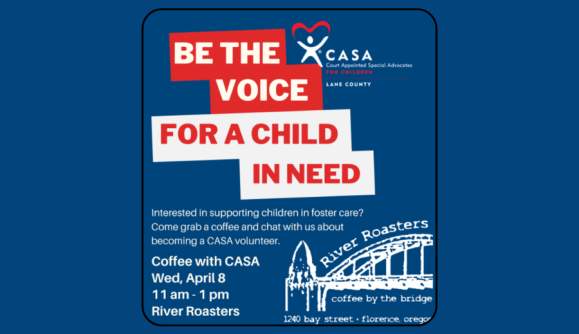 Be the Voice for a Child in Need- Coffee with CASA