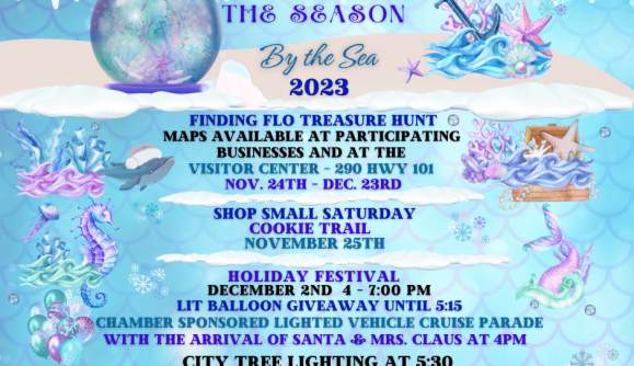 Celebrating the Season by the Sea in Florence - FLO Treasure Hunt