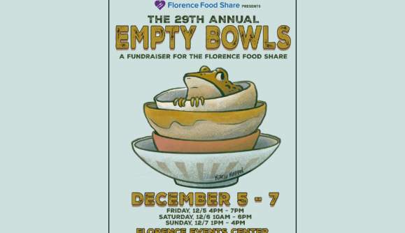 29th Empty Bowls Fundraiser for Florence Food Share