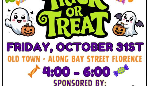 Old Town Trick or Treat in Florence Oregon