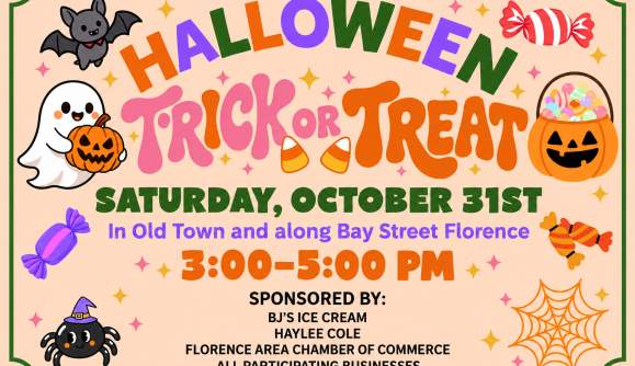 Old Town Trick or Treat in Florence Oregon