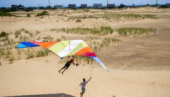 kitty hawk kites hang gliding