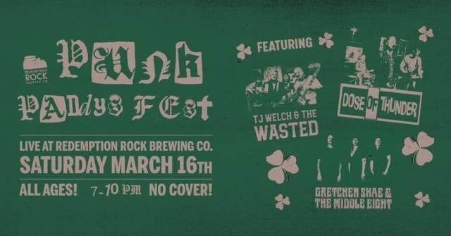 Punk Paddy's Fest at Redemption Rock Brewing