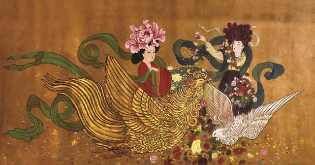 Chinese Empresses by Xiang Li at New England Botanic Garden