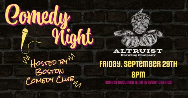 Comedy night at Altruist!