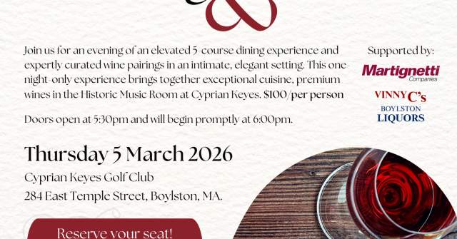 Cyprian's Wine Dinner