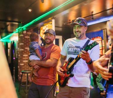 Guitar Hero at Stella's Pinball Arcade and Lounge