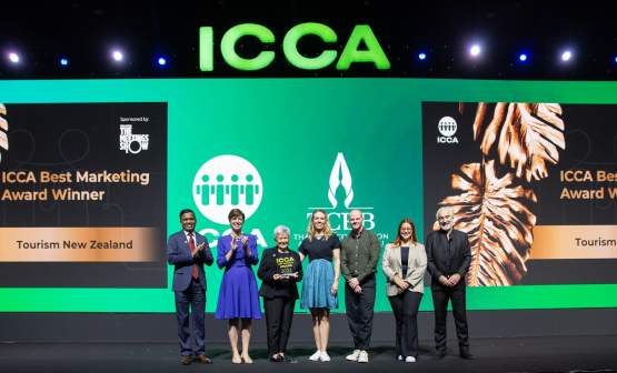 Tourism New Zealand take home the ICCA Best Marketing Award 2023