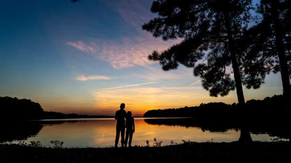 Sunset at the park