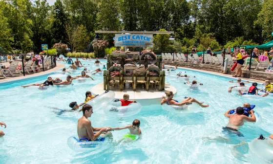 The lazy river at Idlewild & SoakZone is a great summer escape