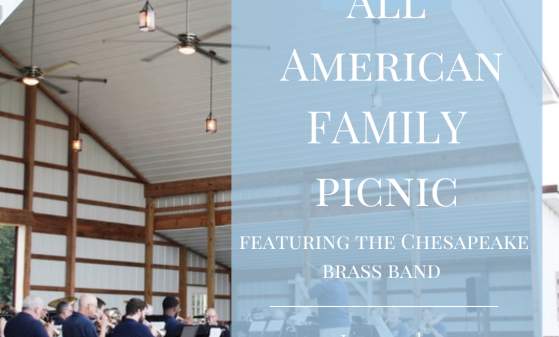 All  American Family Picnic With The Chesapeake Brass Band on Flag Day | June 14 12-4pm
