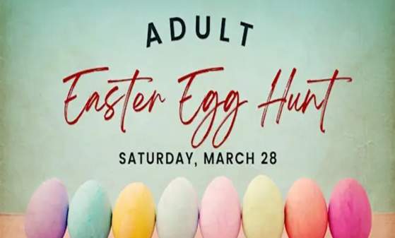 Adult Easter Egg Hunt at Harvest Ridge Winery