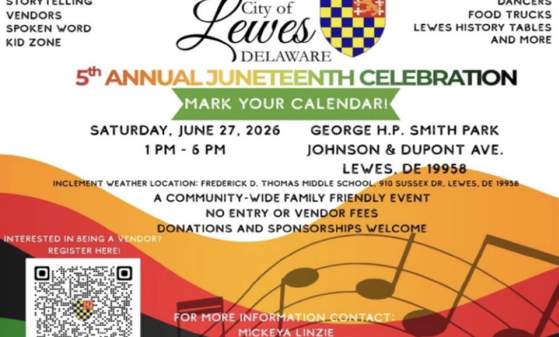 5th ANNUAL JUNETEENTH CELEBRATION IN LEWES