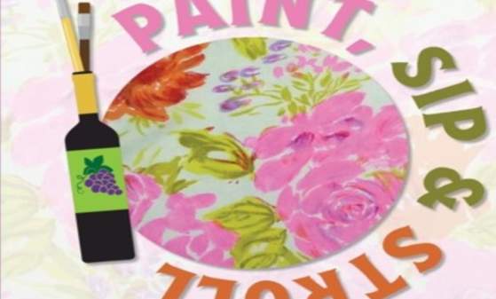 Paint, Sip & Stroll @ the GRAND: Celebrating Carribean American Heritage Awareness, highlighting the work of Althea McNish