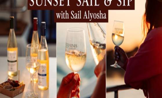 Sunset Sail & Sip | Salted Vines x Sail Alyosha Cruise