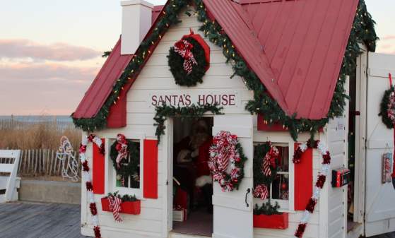 Santa's House on the Boardwalk