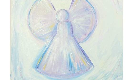 Snow Angel Dreams Canvas Painting