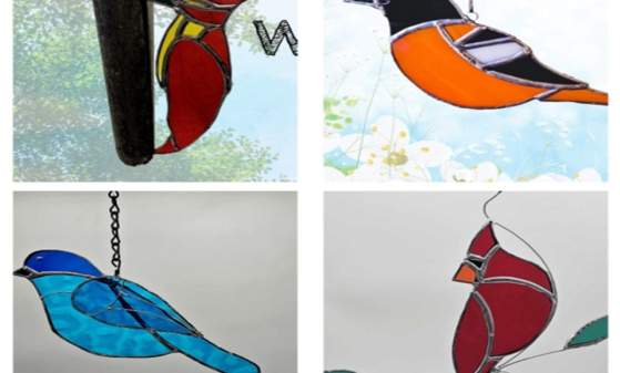 Stained Glass Bird