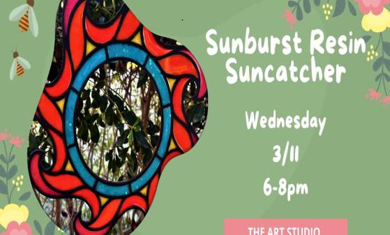 Sunburst Resin Suncatcher