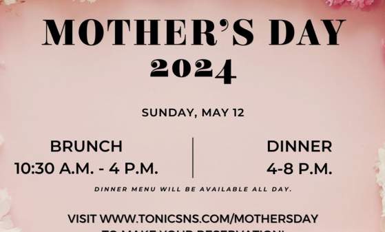 Mother's Day at Tonic Seafood and Steak