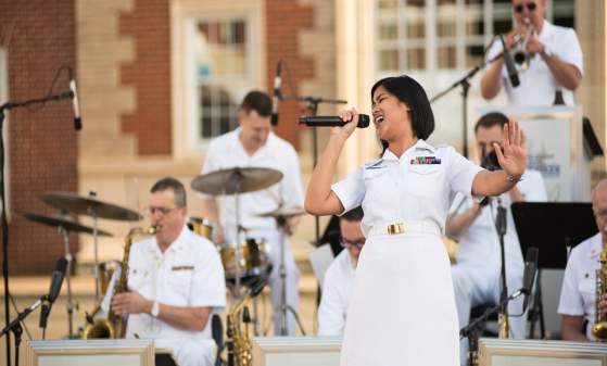 The U.S. Navy Band Commodores at Bellevue State Park Bandshell