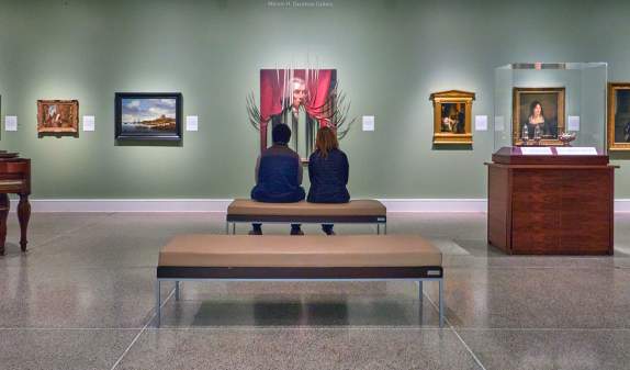 Couple at Museum