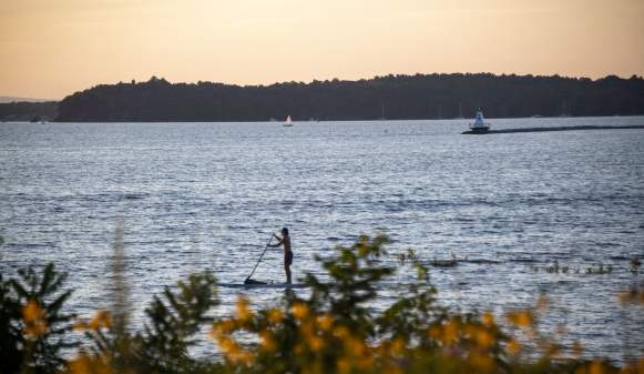 Summer Evening on Lake Champlain