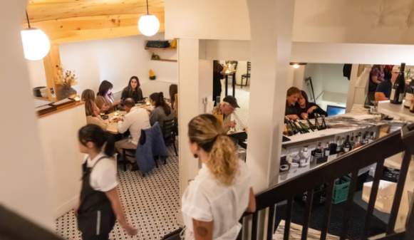 A look at Frankie's dining room in Burlington, VT
