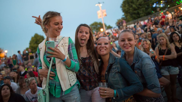 Summerfest Girls Celebrating