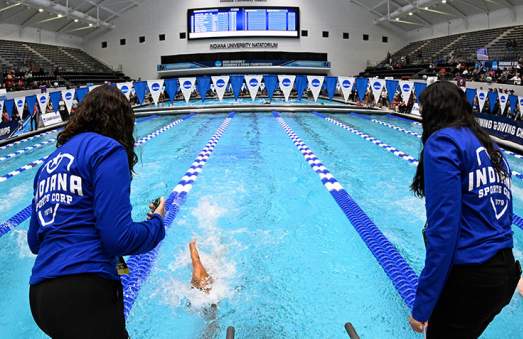 Indiana University Natatorium swimming event