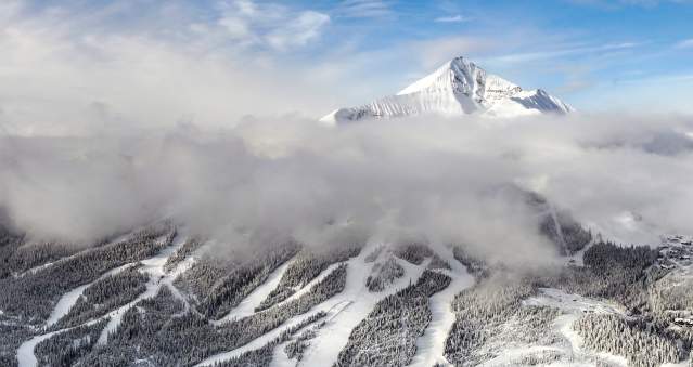 Clouds on Lone Mountain