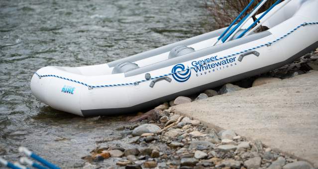 Whitewater Rafting boat