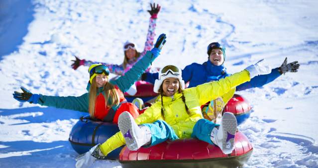 Winter tubing