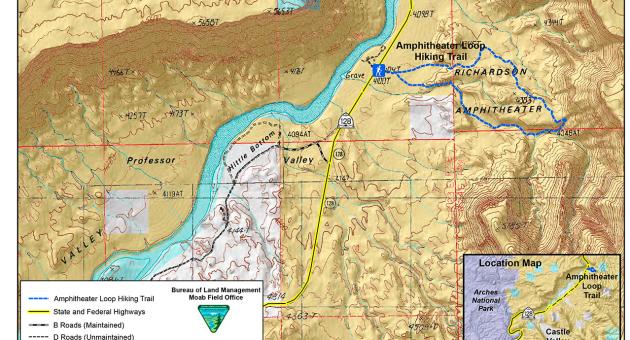 Amphitheater Loop Trail map