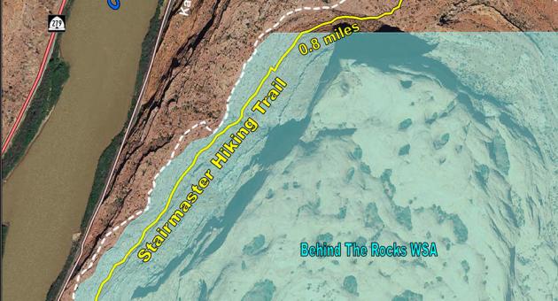 Stairmaster Hiking map