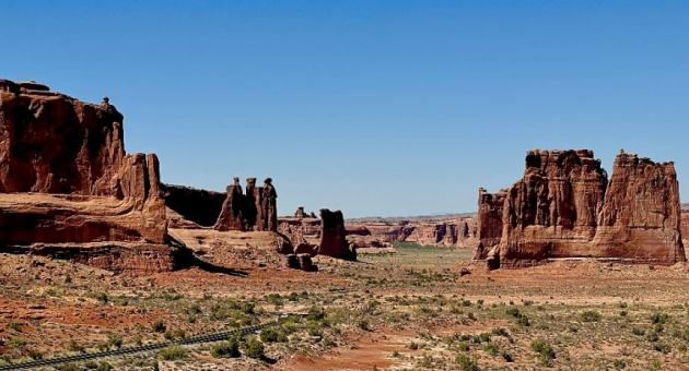 Park Avenue in Arches National Park