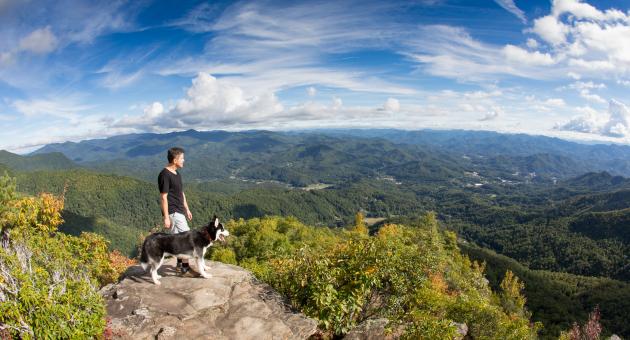Pinnacle Park - John Smith and Scout (Husky)