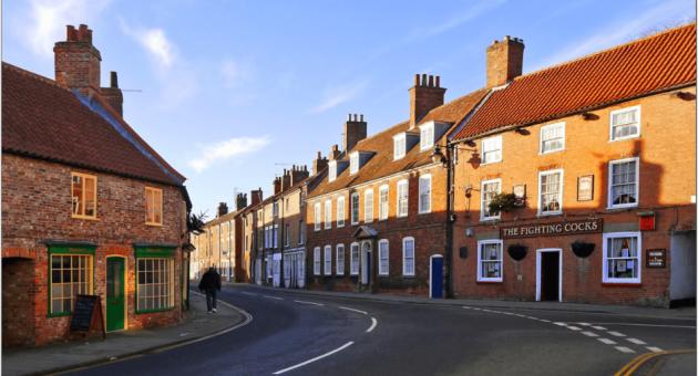 A row of houses in Horncastle