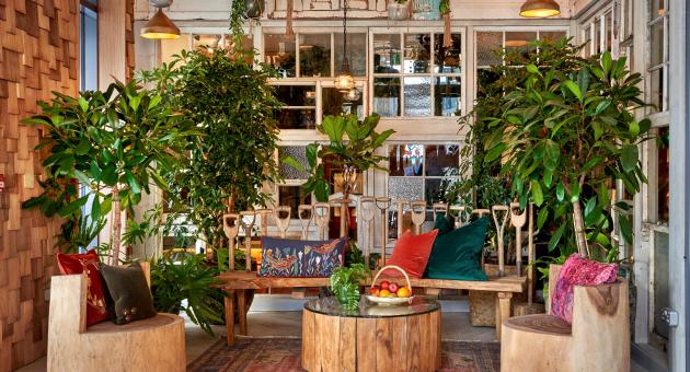 Seating area in Treehouse Manchester