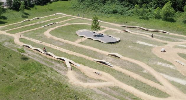 Bike Park aerial photo