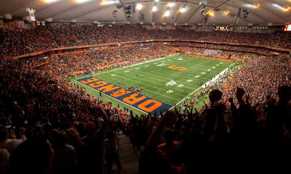 Syracuse Football Game in the Carrier Dome