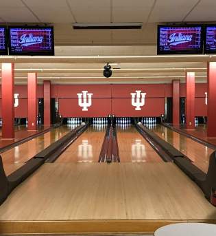 Bowling lanes at IMU Bowling & Billiards