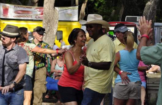 Crab Festival dancing