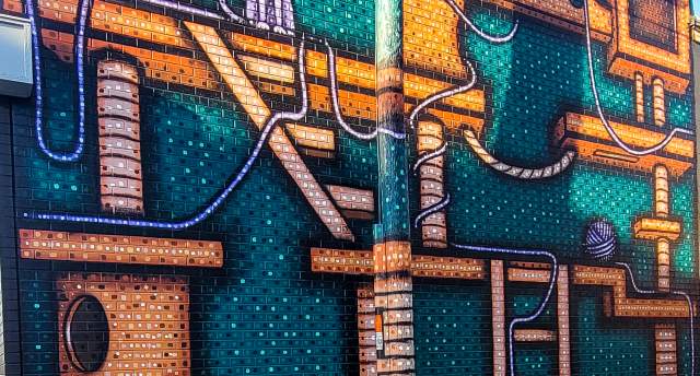 Kitty Castle Art Mural