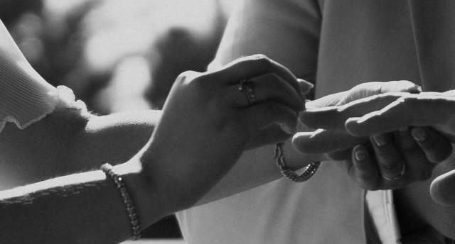 Wedding Couple Hands