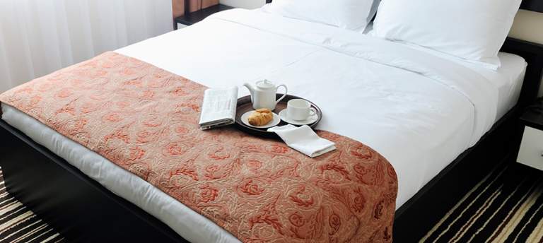 hotel bed