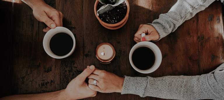 Couple at coffee