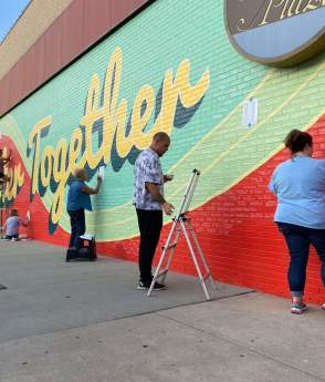 Casper Mural Project: Better Together Mural