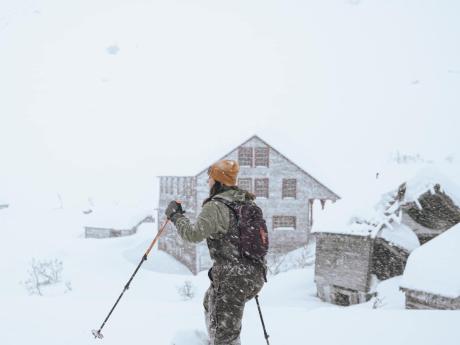 Snowshoeing in Alaska